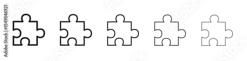 Puzzle icon vector illustration isolated
