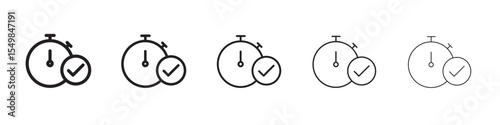 Quick approval icon vector illustration isolated