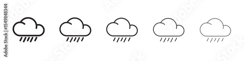 Rain icon vector illustration isolated
