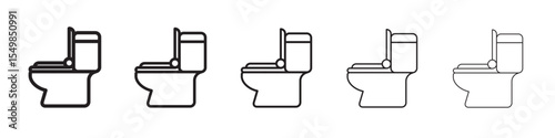 restroom toilet icon vector illustration isolated