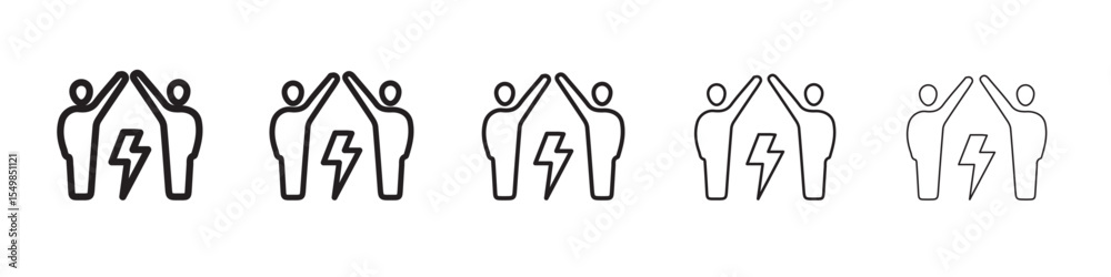 Obraz premium Rivalry icon vector illustration isolated