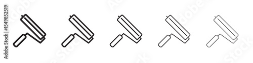 Roller icon vector illustration isolated