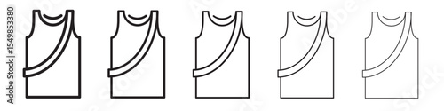 Running shirt icon vector illustration isolated