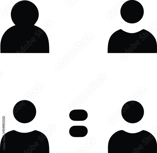 Simple User Profile Avatar Vector Collection for Digital Platforms