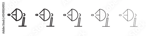 Satellite antenna icon vector illustration isolated