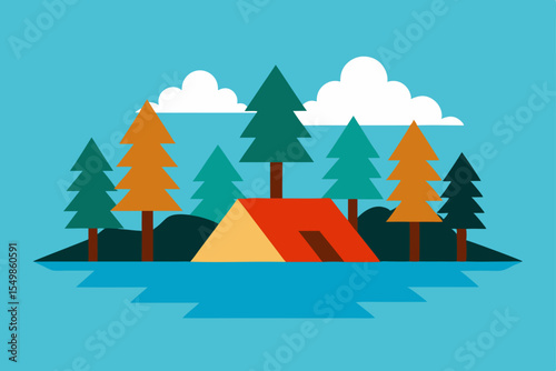 Serene Lakeside Camping A Peaceful Escape in Nature's Embrace