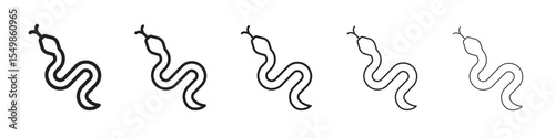Snake icon vector illustration isolated