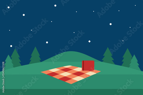 Starry Night Picnic A Peaceful Evening Under the Stars