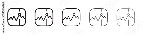stocks icon vector illustration isolated