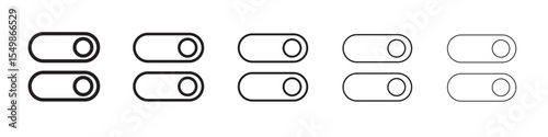 Switch button icon vector illustration isolated