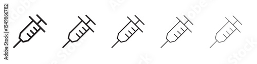 Syringe icon vector illustration isolated