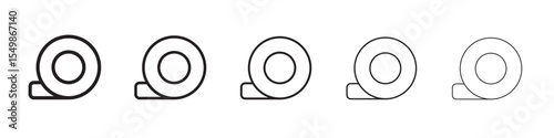 Tape icon vector illustration isolated