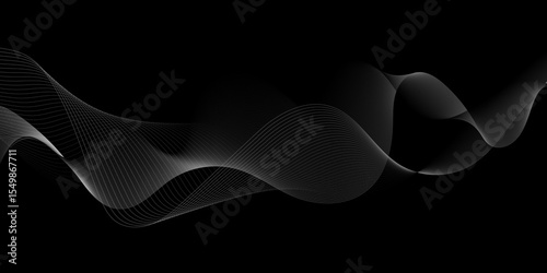 Abstract wavy lines Digital frequency track equalizer background. colorful web line and valleys is featured in an abstract background illustration. Energy technology concept modern backdrop. vector.	