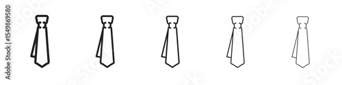 Tie icon vector illustration isolated