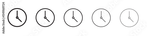 Time icon vector illustration isolated