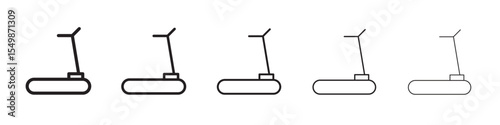 Treadmill icon vector illustration isolated