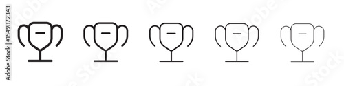 Trophy icon vector illustration isolated