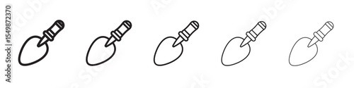 Trowel icon vector illustration isolated
