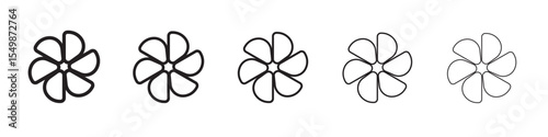 Turbine icon vector illustration isolated