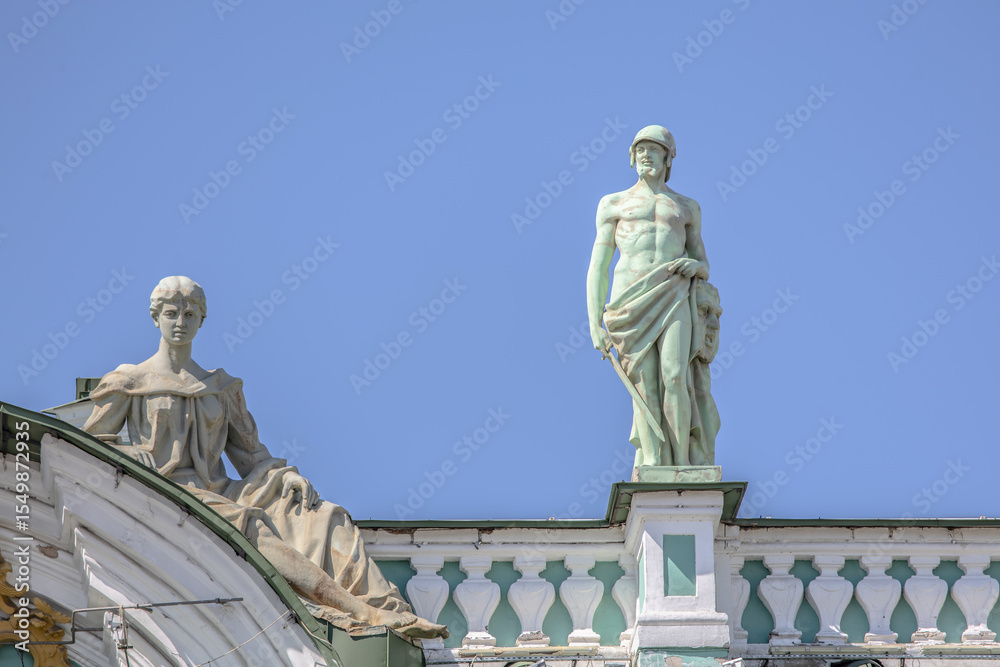 Obraz premium statue of saint peter in vatican