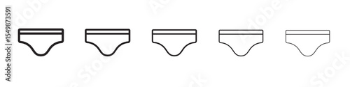 Underwear icon vector illustration isolated