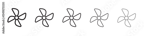 Ventilation icon vector illustration isolated