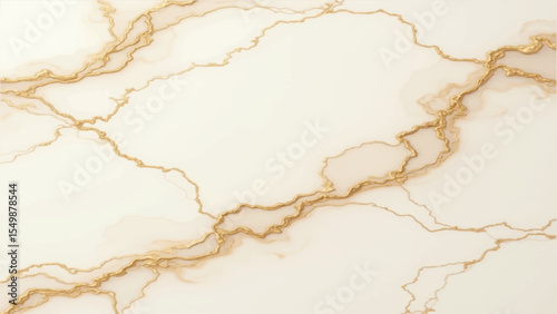 Creamy white with warm_gold_veining