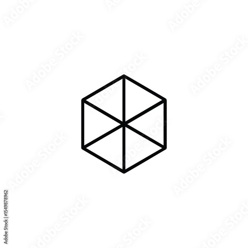 Hexagon XRay Internal Lines View Icon
