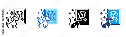 Awareness icon Multi Style Vector Illustration