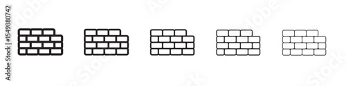 Wall icon vector illustration isolated