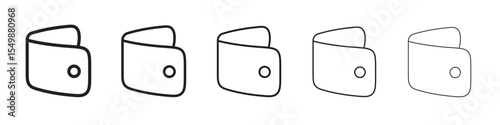 Wallet icon vector illustration isolated