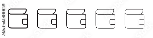 Wallet icon vector illustration isolated