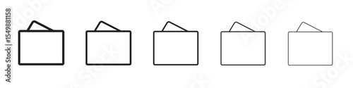 Wallet icon vector illustration isolated
