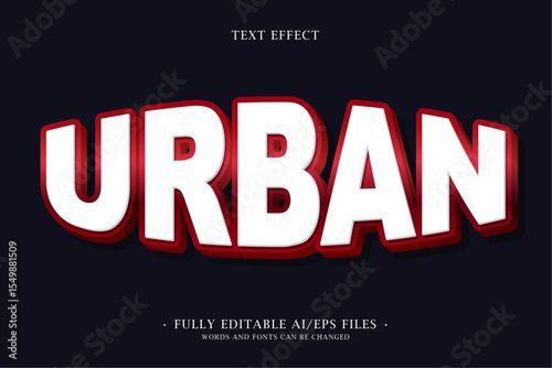 Urban 3D Text Effect