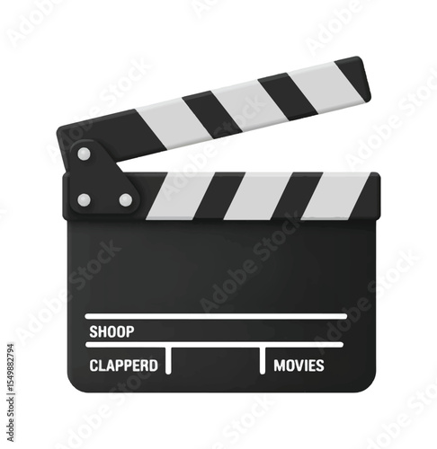 Movie Film Clapperboard Icon