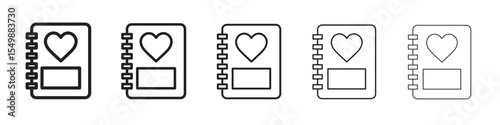 wedding album icon vector illustration isolated