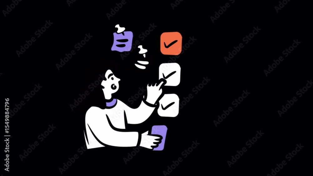 Tasks  Animations on Transparent background