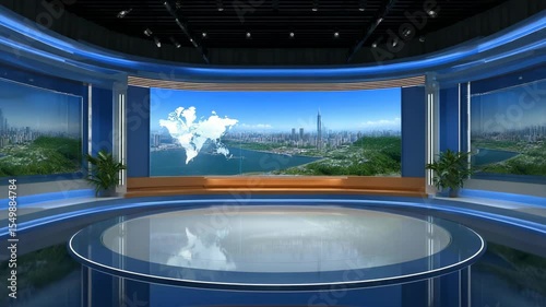 Modern news  interior
