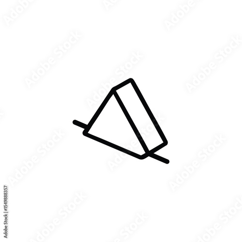 Triangular Profile Sweep Path Icon