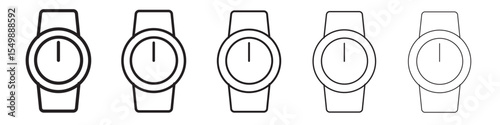 Wrist watch icon vector illustration isolated