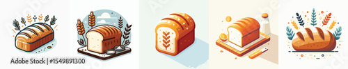vector of a bread