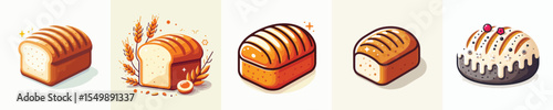 vector of a bread