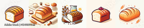 vector of a bread