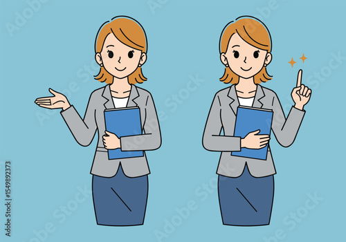 Confident Businesswomen: Professionals Presenting and Discussing Ideas