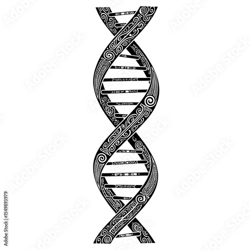Maori Dna Helix Tattoo Of Ancestry