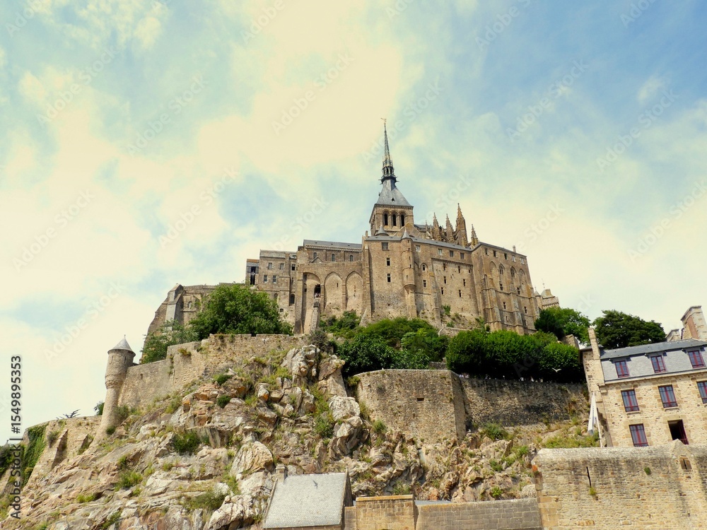 Obraz premium le mont saint michel (manche)