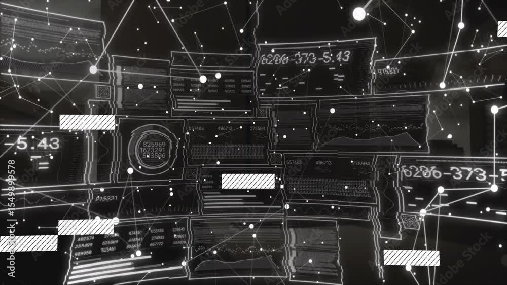 After gauge activating, grid updating codes, rectangles sliding, bars pulsing in data view