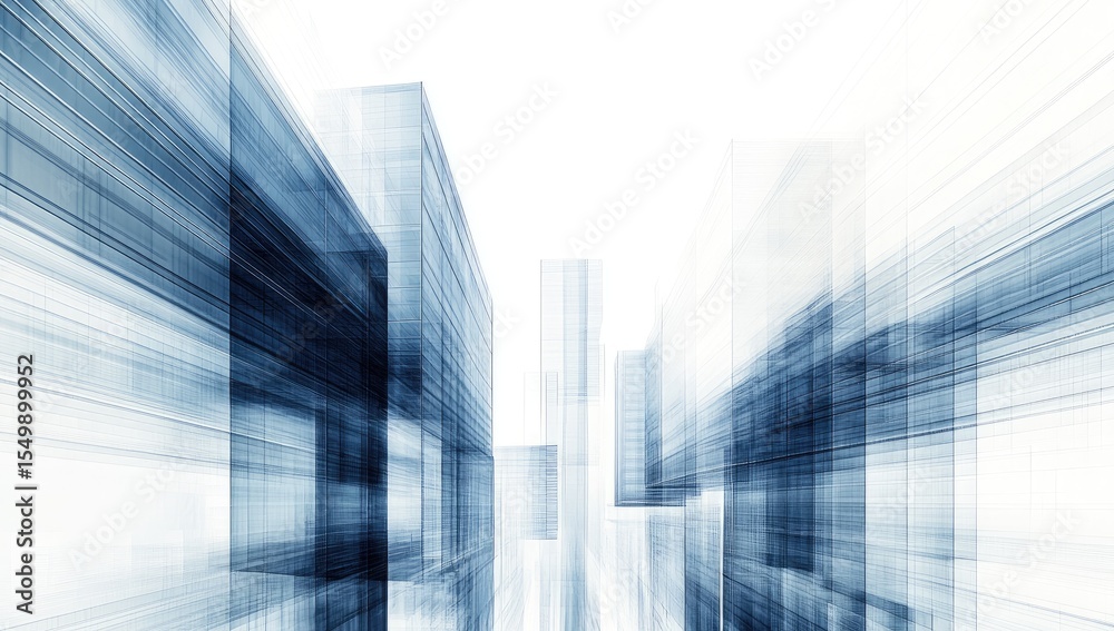 Abstract architectural perspective Abstract architectural perspective