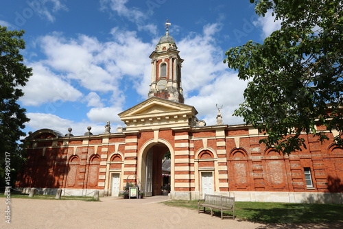 Stable Block, a grade 2 listed building, Wimpole Estate, Arrington, Royston, Cambridgeshire, England, UK