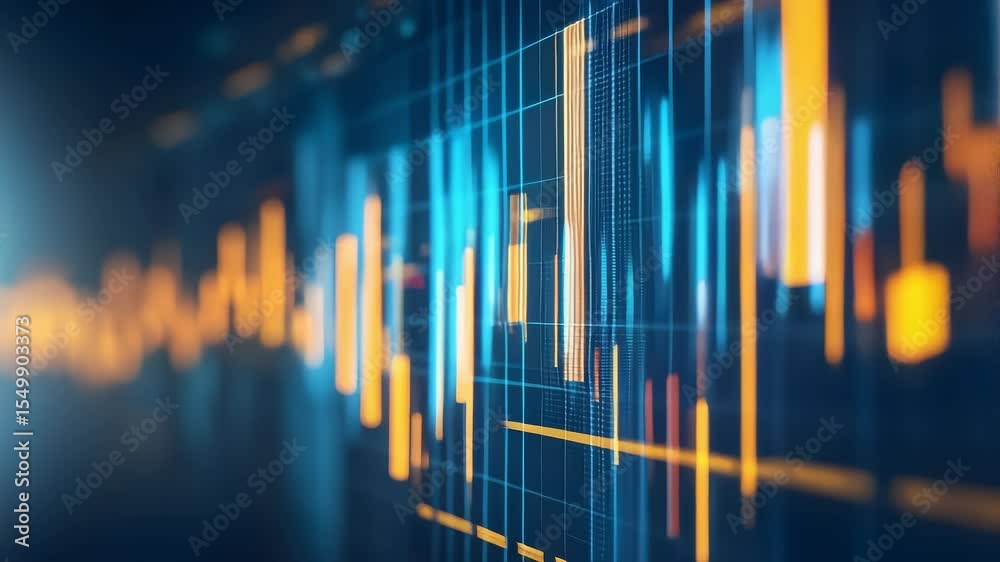 Dynamic Business Data Chart Visualization Background Dynamic Business Data Chart Visualization Background